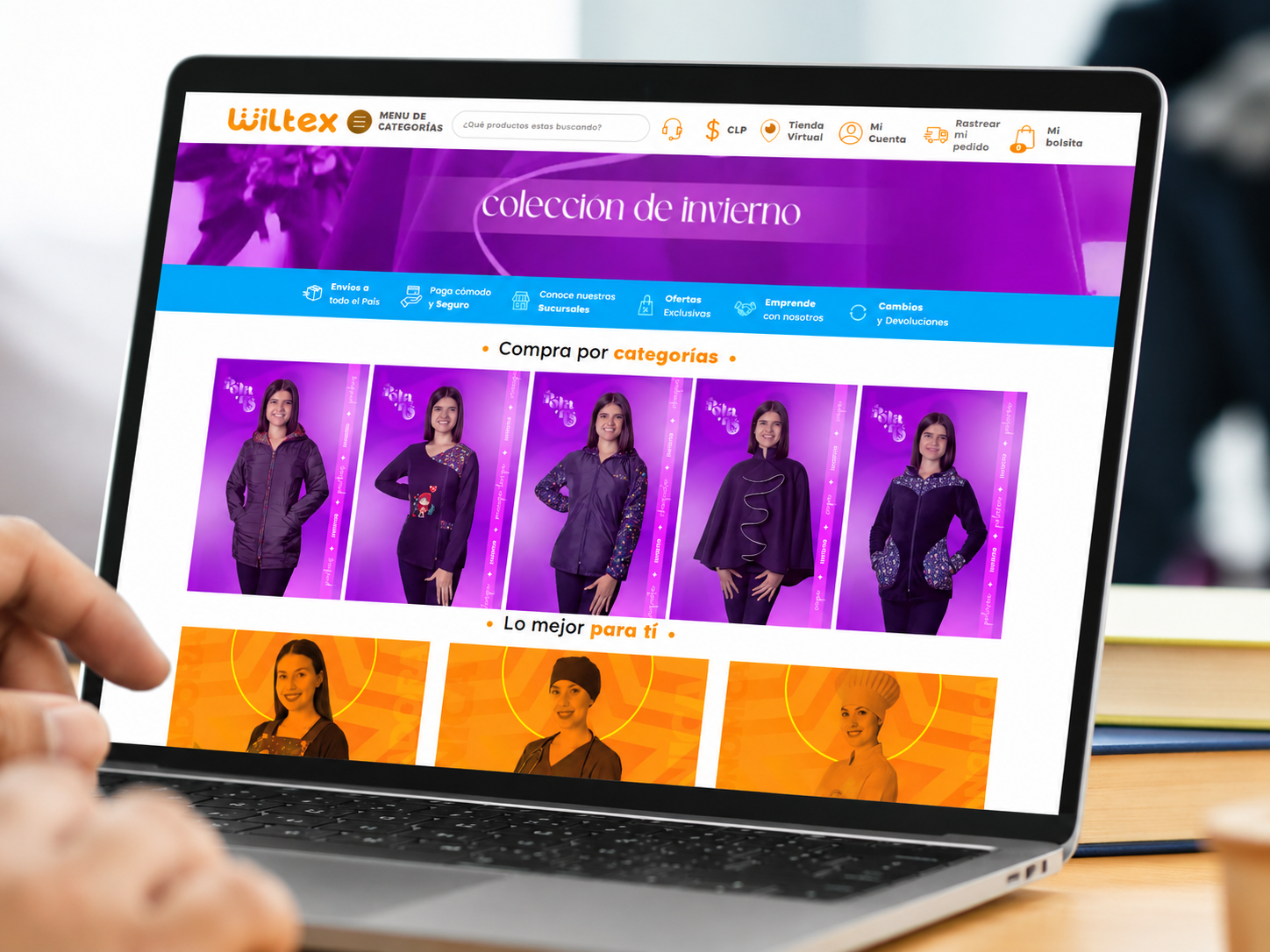 Portal de distribuidores de Wiltex